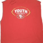 Tony Jerod-Eddie 2016 Practice Worn & Signed San Francisco 49ers Youth Football Shirt