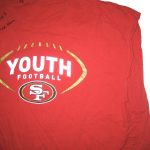 Tony Jerod-Eddie 2016 Practice Worn & Signed San Francisco 49ers Youth Football Shirt - Image 4