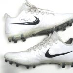 Andrew Adams New York Giants Game Worn & Signed White & Black Nike Vapor Cleats