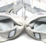 Andrew Adams New York Giants Game Worn & Signed White & Silver Nike XL Gloves