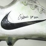 Andrew Adams New York Giants Game Worn & Signed White & Black Nike Vapor Cleats - Image 6