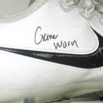 Andrew Adams New York Giants Game Worn & Signed White & Black Nike Vapor Cleats