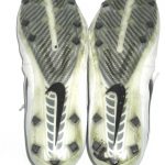 Andrew Adams New York Giants Game Worn & Signed White & Black Nike Vapor Cleats - Image 11