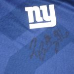 Jay Bromley Training Worn & Signed Blue & White New York Giants Nike Dri-Fit 3XL Shirt - Image 2