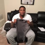Jay Bromley 2016 New York Giants #96 Training Worn & Signed Long Sleeve Nike Pro 3XL Shirt - Image 7