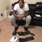 Jay Bromley New York Giants Practice Worn & Signed Pro-Tec Athletics 3D Flat Calf Sleeve - Image 5