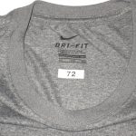 Kerry Wynn 2017 Player Issued & Signed Gray New York Giants #72 Nike Dri-Fit XXL Shirt - Image 2