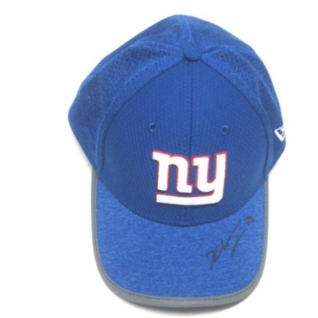 Kerry Wynn 2017 Training Camp Worn & Autographed New York Giants New Era 39Thirty Cap