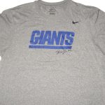 Kerry Wynn Player Issued & Signed New York Giants #72 Nike Dri-Fit Shirt