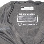 Orleans Darkwa 2017 New York Giants Game Worn & Signed Evoshield Swag Tech Large Shirt