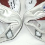 Orleans Darkwa New York Giants Game Worn & Signed Red & White Nike Vapor Jet Gloves