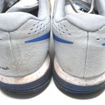 Orleans Darkwa New York Giants Training Worn & Signed Gray & Blue Nike Workout Sneakers - Image 8
