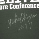 Chukwuma Okorafor Training Worn & Signed Green Western Michigan Broncos Gildan 3XL Shirt