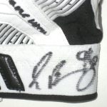 Jay Bromley New York Giants Game Worn & Signed White, Black & Gray Nike Gloves - Image 4