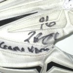 Jay Bromley New York Giants Game Worn & Signed White, Black & Silver Nike Superbad Gloves