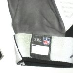 Jay Bromley New York Giants Game Worn & Signed White, Black & Gray Nike Gloves