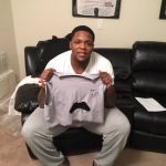 Jay Bromley with 2016 New York Giants #96 Practice Worn & Signed Nike Pro Sleeveless