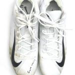 Kerry Wynn 2017 New York Giants Game Worn & Signed White, Black & Silver Nike Alpha Menace Cleats