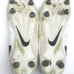 Kerry Wynn New York Giants Game Worn & Signed White, Black & Silver Nike Alpha Menace Cleats - Image 13