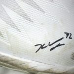Kerry Wynn New York Giants Game Worn & Signed White, Black & Silver Nike Alpha Menace Cleats - Image 7