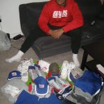 Kerry Wynn 2017 New York Giants Game Worn & Signed White, Black & Silver Nike Alpha Menace Cleats