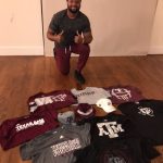 Tony Jerod-Eddie Training Worn & Signed Black Texas A&M Aggies Adidas Climalite 3XL Shirt - Image 7