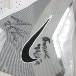 Andrew Adams 2017 New York Giants Game Worn & Signed White & Silver Nike Gloves