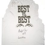 Chukwuma Okorafor Game Worn & Signed Western Michigan Broncos "BEST VS BEST" A4 Shirt - Image 5
