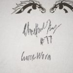 Chukwuma Okorafor Game Worn & Signed Western Michigan Broncos "BEST VS BEST" A4 Shirt - Image 2