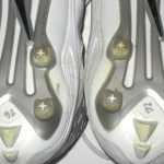 Orleans Darkwa 2017 New York Giants Game Worn & Signed White & Black Nike Cleats