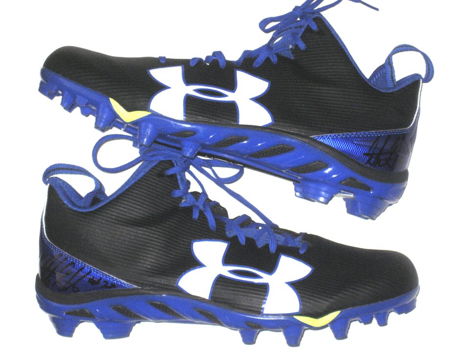 blue under armour cleats