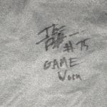 Ike Boettger Iowa Hawkeyes Game Worn & Signed Gray Nike Pro Combat Compression 3XL Shirt - Image 2