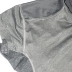 Ike Boettger Iowa Hawkeyes Game Worn & Signed Gray Nike Pro Combat Compression 3XL Shirt - Image 3