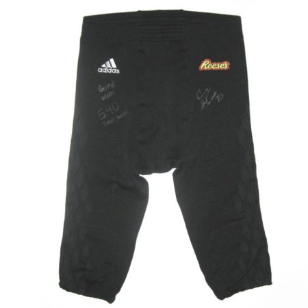 Colby Gossett Appalachian State Mountaineers Game Used & Signed 2018 Reese's Senior Bowl Adidas 2XL Pants