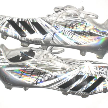 Frank Ginda San Jose State Spartans 2018 NFL Pro Day Worn & Autographed Adidas Adizero Cleats - Worn for 40-Yard Dash!!!