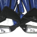 Frank Ginda San Jose State Spartans Game Worn & Signed Blue & White Nike Superbad XXL Gloves