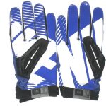 Frank Ginda San Jose State Spartans Game Worn & Signed Blue & White Nike Superbad XXL Gloves - Image 5