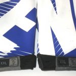 Frank Ginda San Jose State Spartans Game Worn & Signed Blue & White Nike Superbad XXL Gloves - Image 9