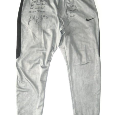 Frank Ginda San Jose State Spartans Travel Worn & Signed Nike Therma-Fit Sweatpants - Worn 2015 Cure Bowl Weekend!