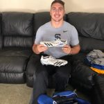 Frank Ginda San Jose State Spartans 2018 NFL Pro Day Worn & Signed Adidas Adizero Cleats - Worn for 40-Yard Dash!!!