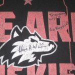 Shane Wimann Training Worn & Signed Black Northern Illinois Huskies Adidas XL Shirt