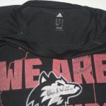 Shane Wimann Training Worn & Signed Northern Illinois Huskies Adidas XL Shirt - Image 4