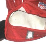 Jay Bromley New York Giants Game Worn & Signed Red & White Nike Superbad Glove - Image 3