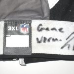 Jay Bromley New York Giants Game Worn & Signed White, Black & Gray Nike 3XL Gloves