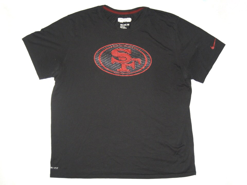 49ers nike dri fit shirt