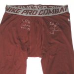 AJ Francis 2017 Washington Redskins Game Worn & Signed Nike Pro Combat 3XL Tights