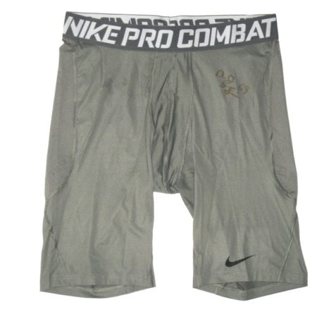 AJ Francis Washington Redskins #69 Practice Worn & Signed Nike Pro Combat Shorts