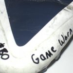 Tommy Myers Connecticut Huskies Game Worn & Signed White & Blue Nike Alpha Pro Cleats