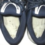 Tommy Myers Connecticut Huskies Game Worn & Signed White & Blue Nike Alpha Pro Cleats