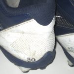 Tommy Myers Connecticut Huskies Game Worn & Signed White & Blue Nike Alpha Pro Cleats - Image 12